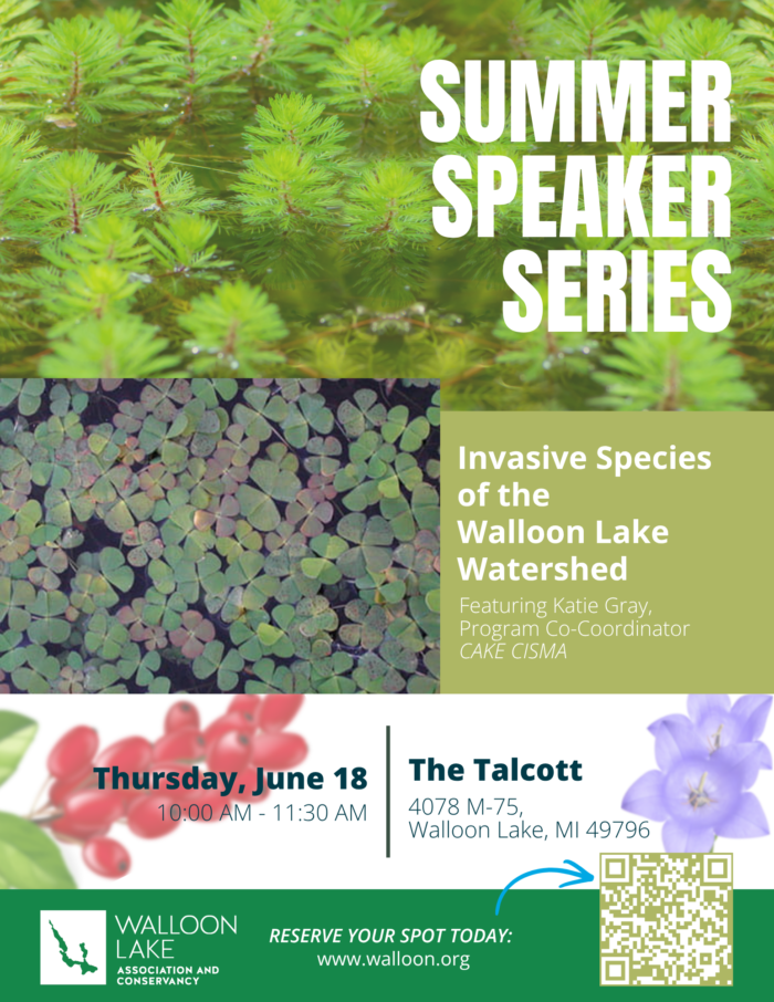 Summer Speaker Series: Invasive Species of the Walloon Lake Watershed