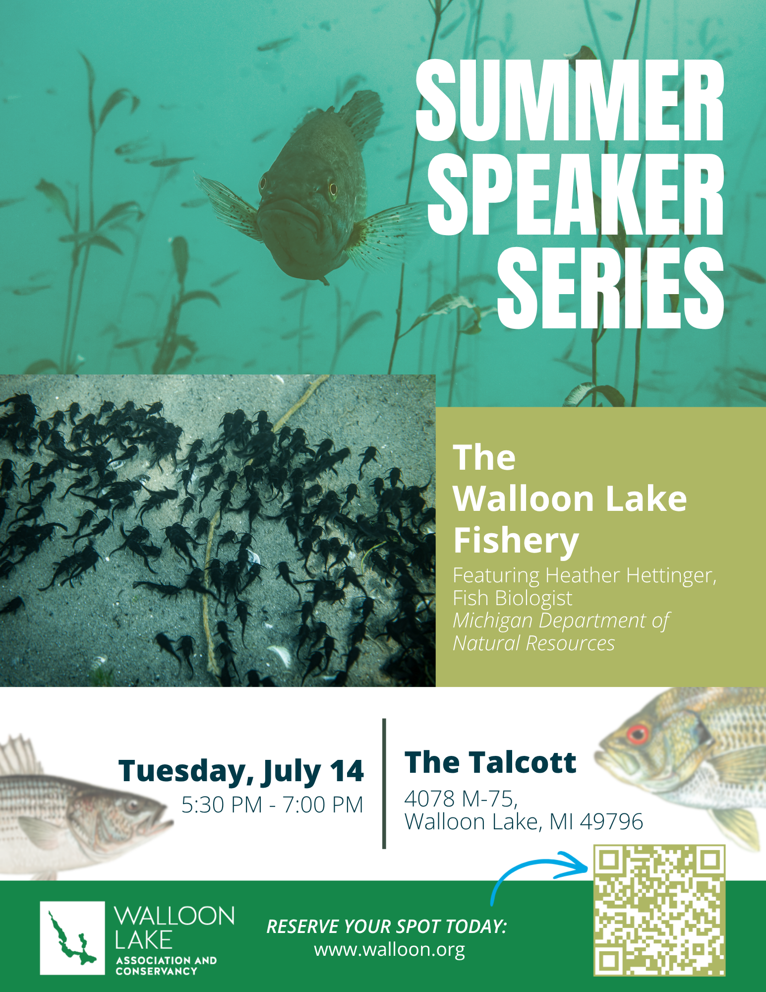 Summer Speaker Series: The Walloon Lake Fishery