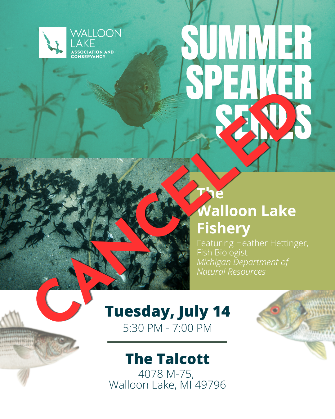Summer Speaker Series: The Walloon Lake Fishery
