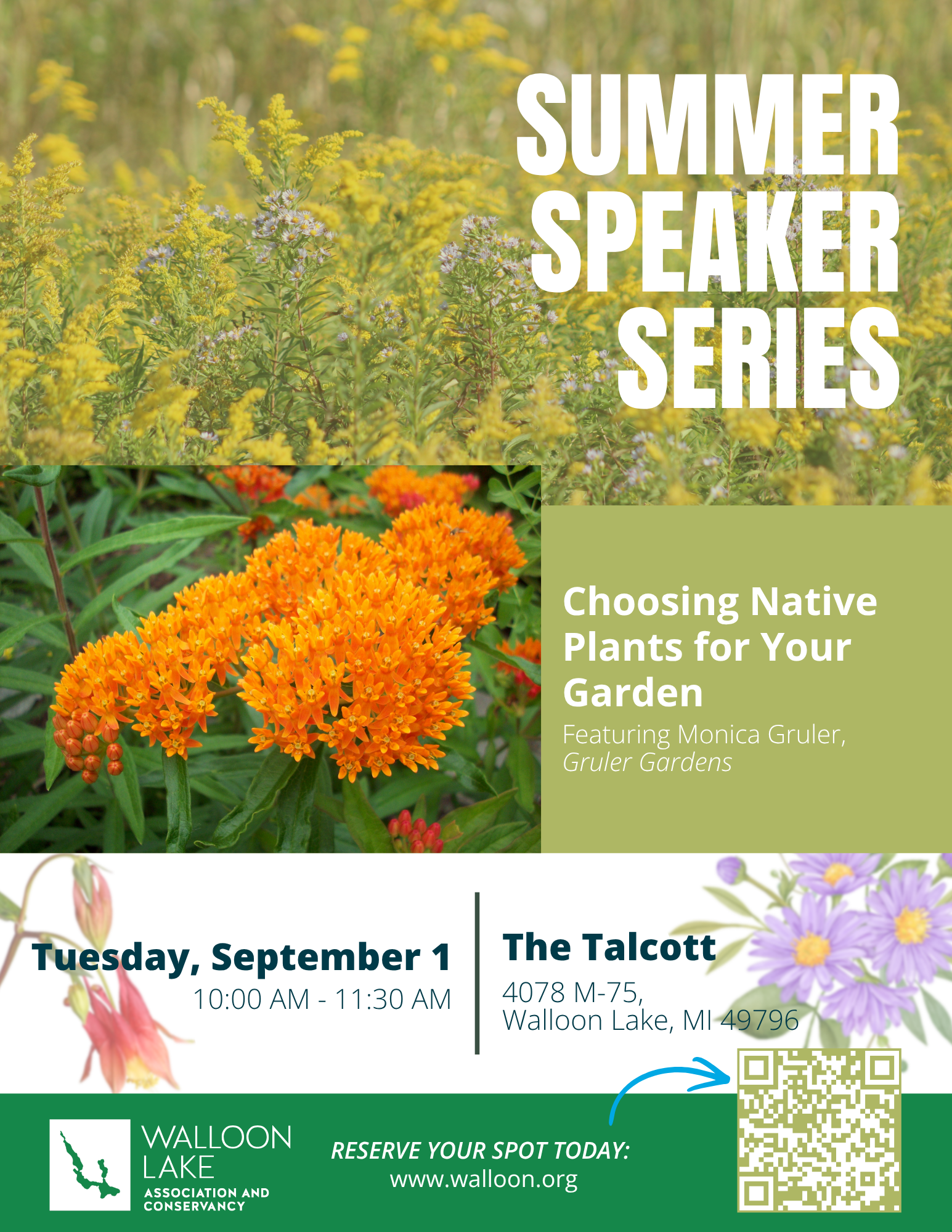 Summer Speaker Series: Choosing Native Plants for Your Garden